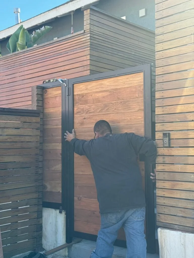 Garage door installation