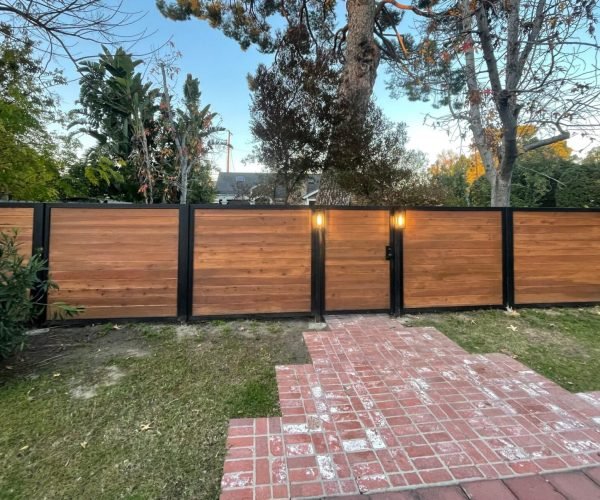 wood fence wood fence