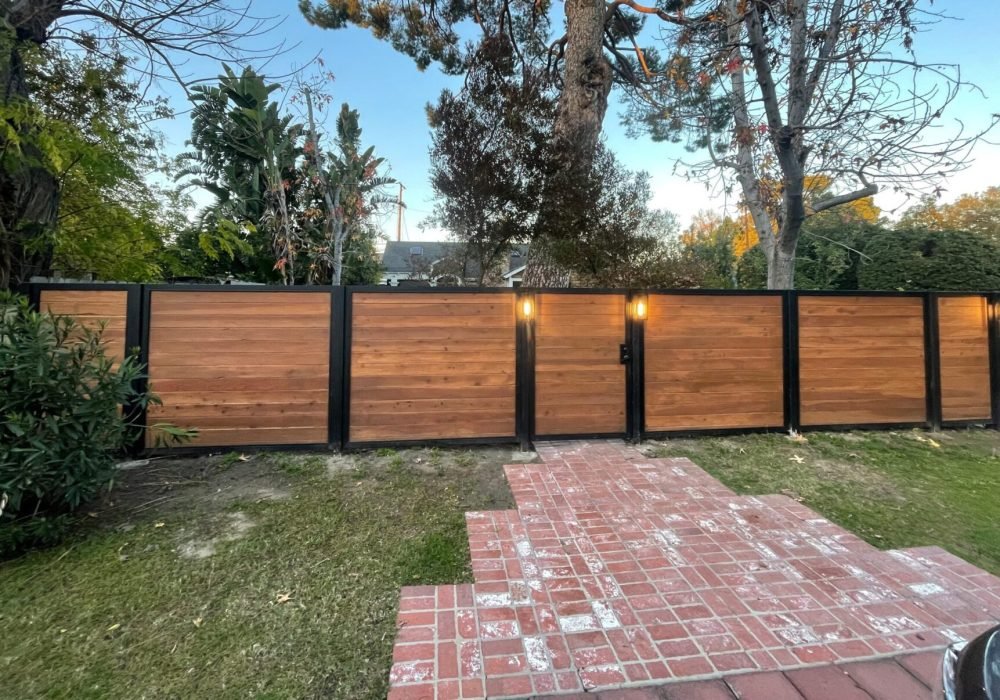 wood fence